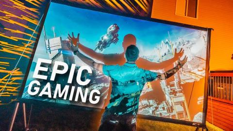 This MASSIVE Solar Powered Gaming Setup Is EPIC!!