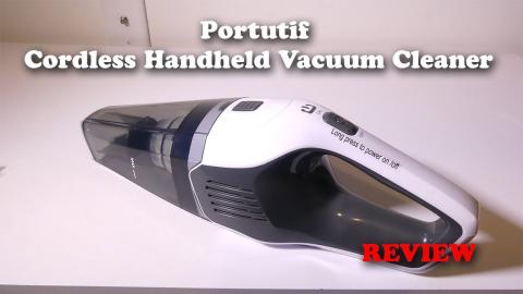 Portutif Cordless Handheld Vacuum Cleaner REVIEW