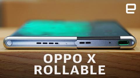 Oppo X 2021 rollable phone hands-on