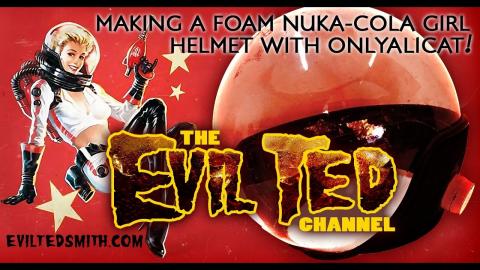 Making a Foam Nuka Cola Girl Helmet with Onlyalicat