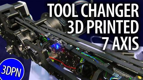 3D Printed Tool Changer Robotic Arm from Haddington Dynamics