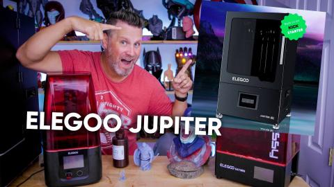 NEW Elegoo Jupiter Resin 3D Printer Kickstarter Campaign