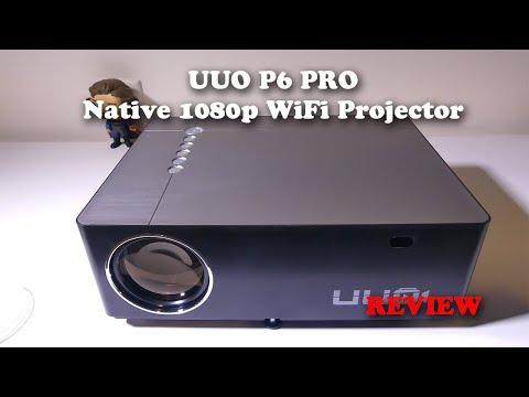 UUO P6 PRO Native 1080p WiFi Projector REVIEW