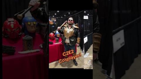 C2E2 Cosplayers! #cosplayfoam #diycosplay #creative #maker