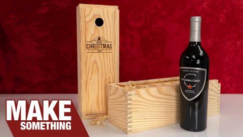 Easy to Make Finger Joint Wine Boxes | Christmas Gift & Craft Show Ideas