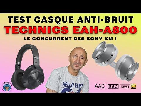 TEST Casque Antibruit TECHNICS A800, Le Concurrent Des Sony XM et Bose QC !