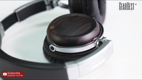 Wooden Bluetooth Stereo Headphones - GearBest