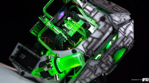 I built a $15000 Alien PC for a Celebrity! #shorts