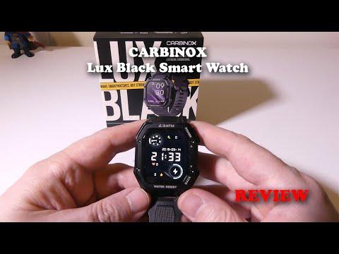 CARBINOX Black Lux Rugged Smart Watch Durability Test and REVIEW