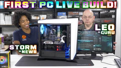LEO helps STORM build her first GAMING PC !