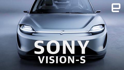 Sony Vision-S first look at CES 2020
