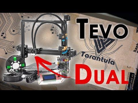 LIVE: Tevo Tarantula DUAL Extruder 3D Printer Build