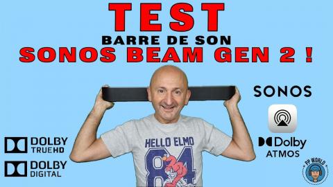 TEST : Barre de son SONOS Beam Gen 2 ! (avec essais en AUDIO 3D)