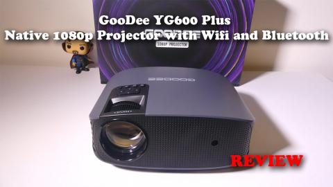 GooDee YG600 Plus Native 1080p Projector with Wifi and Bluetooth REVIEW