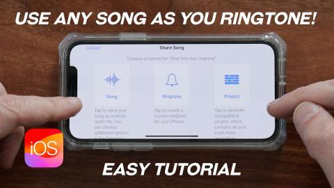 How to Set ANY Song as RINGTONE on iPhone