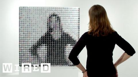 How This Artist Makes Mirrors Out of Pompoms and Wooden Tiles | Obsessed | WIRED