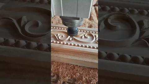 Satisfying CNC Pattern Carving On Wood????????????????#satisfying #tools #shorts