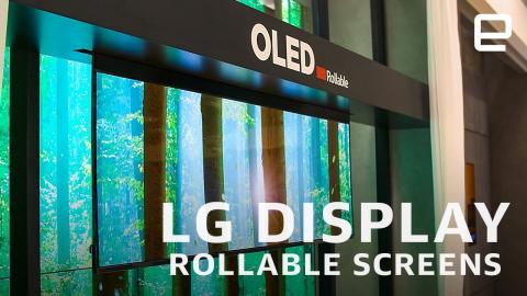 LG Display's flexible screen first look at CES 2020