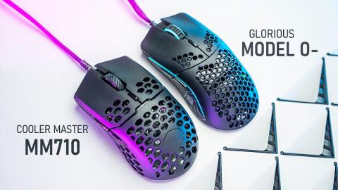Battle For The LIGHTEST Gaming Mouse - MM710 vs Glorious Model O-