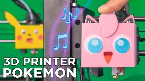 Two 3D Printers Sing Pokémon Battle Music