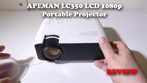 APEMAN LC350 1080P LCD Projector REVIEW