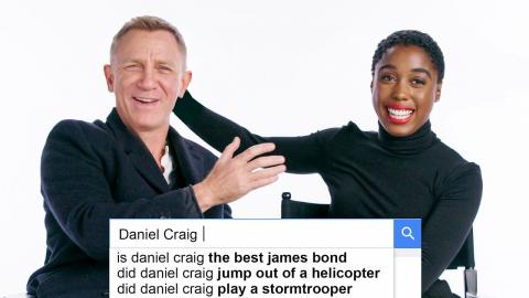 Daniel Craig & Lashana Lynch Answer the Web's Most Searched Questions