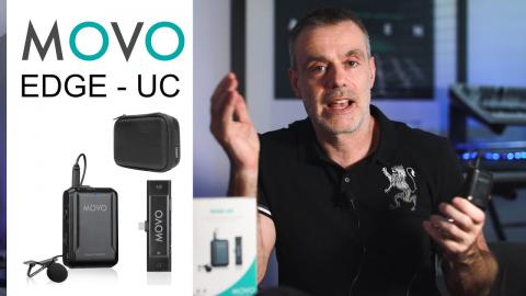 Crystal Clear wireless audio for Android Devices and the iPad PRO | Movo Edge UC | USB Type3 Lav Mic