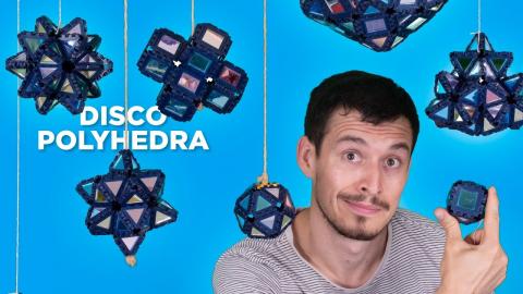 Making Polyhedron Disco Balls with Polypanels