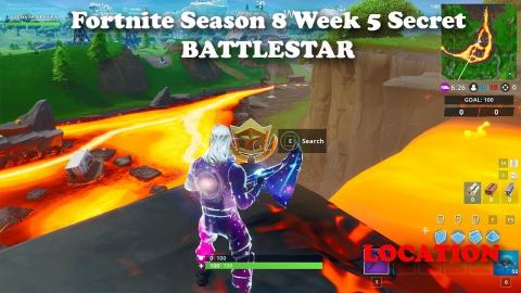 Fortnite - Season 8 - Week 5 - Secret Battlestar Location