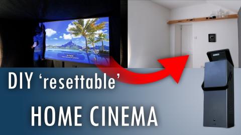 Make an Easily-Reset Home Cinema - ft. 4K laser projector CineBeam