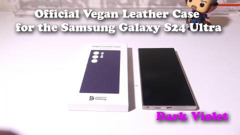 Official Vegan Leather Case for the Samsung Galaxy S24 Ultra