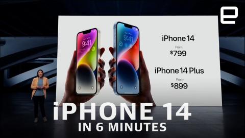Apple iPhone 14 and 14 Plus in under 6 minutes