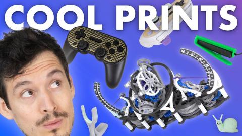 Cool Prints 8 // Flexible Functional 3D Prints + Rage-Proofing my Game Controller