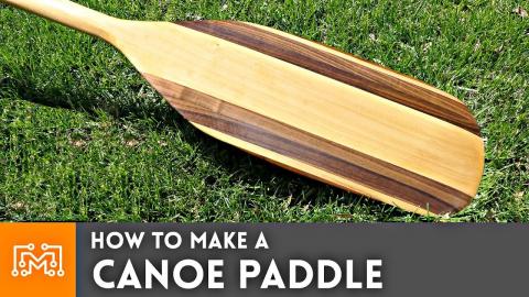 How to Make Canoe Paddle // Woodworking