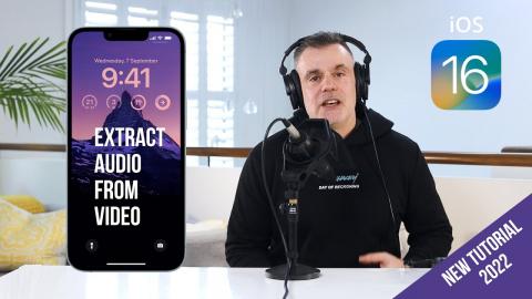 How to Extract Audio from a Video File | iOS 16