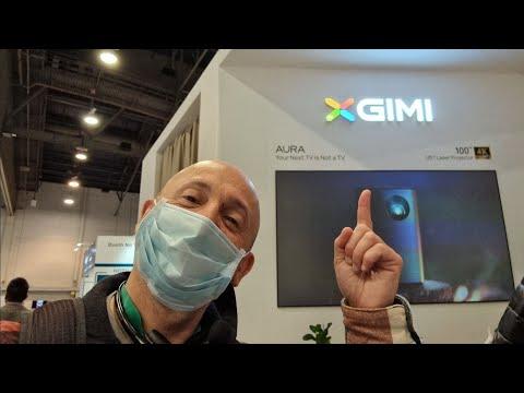 CES 2022 (VLOG 3) : XGIMI Expose Sa PREMIERE "Laser TV" 4K HDR (Aura)