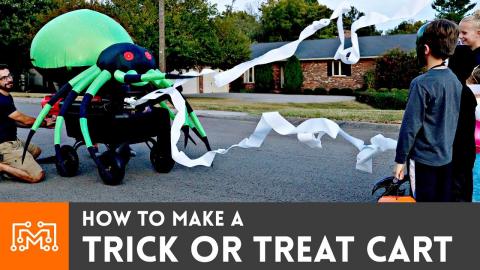 How to Make a Trick or Treat Cart for Halloween