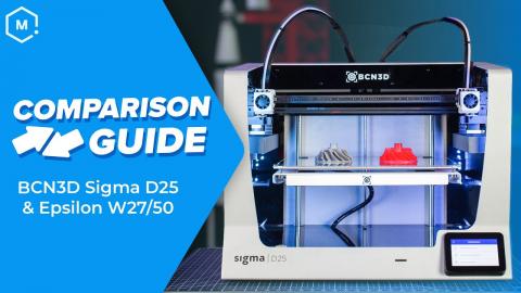 Comparison Guide: BCN3D 3D Printers