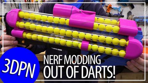 3D Printing Nerf Mods with Out Of Darts!
