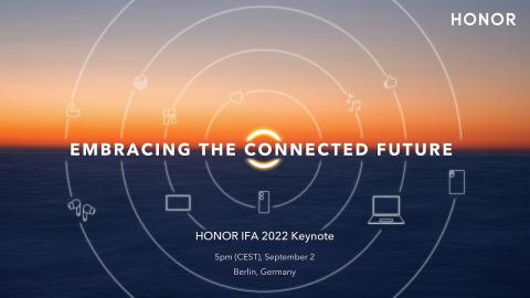 Honor IFA Keynote Livestream 11AM EST