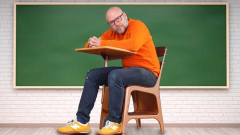 Stunning Restoration of a Vintage School Desk