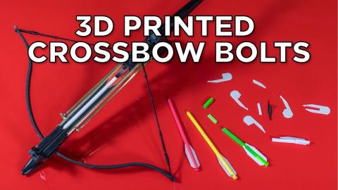 3D Printed Crossbow Bolts