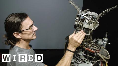 How This Guy Makes Sculptures Out of Old Typewriters | Obsessed | WIRED