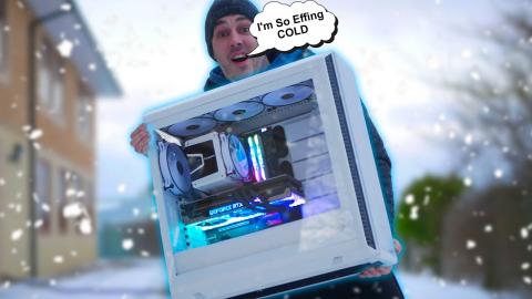 The COOLEST (& DUMBEST) Gaming PC I've EVER Built + #GIVEAWAY!!!