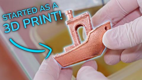 Experiments in Metal Coating 3D Prints