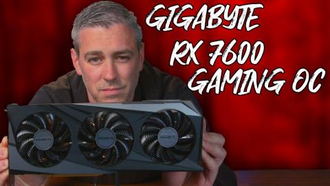 Gigabyte RX 7600 Gaming OC [Power & Thermals]