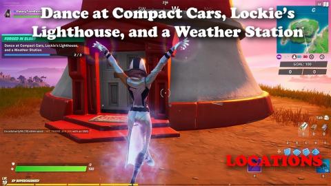 Dance at Compact Cars, Lockie's Lighthouse, and a Weather Station LOCATIONS