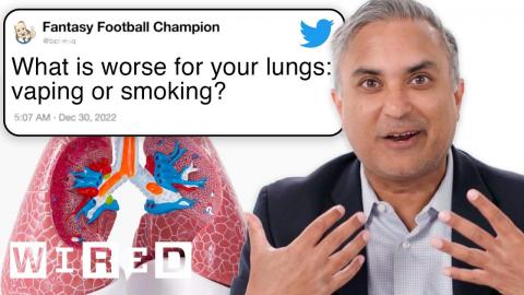 Doctor Answers Lung Questions From Twitter | Tech Support | WIRED