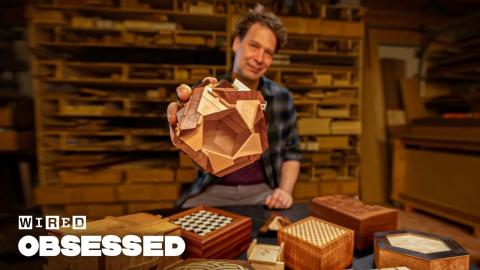 This Craftsman Designs & Builds 100% Wooden Puzzle Boxes | Obsessed | WIRED