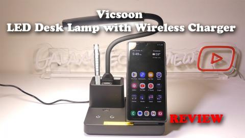 Vicsoon LED Desk Lamp with Wireless Charger REVIEW